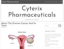 Tablet Screenshot of cyterix.com